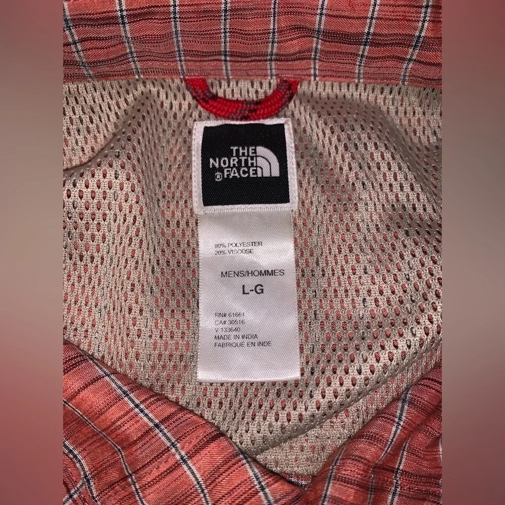 The North Face men’s button up shirt